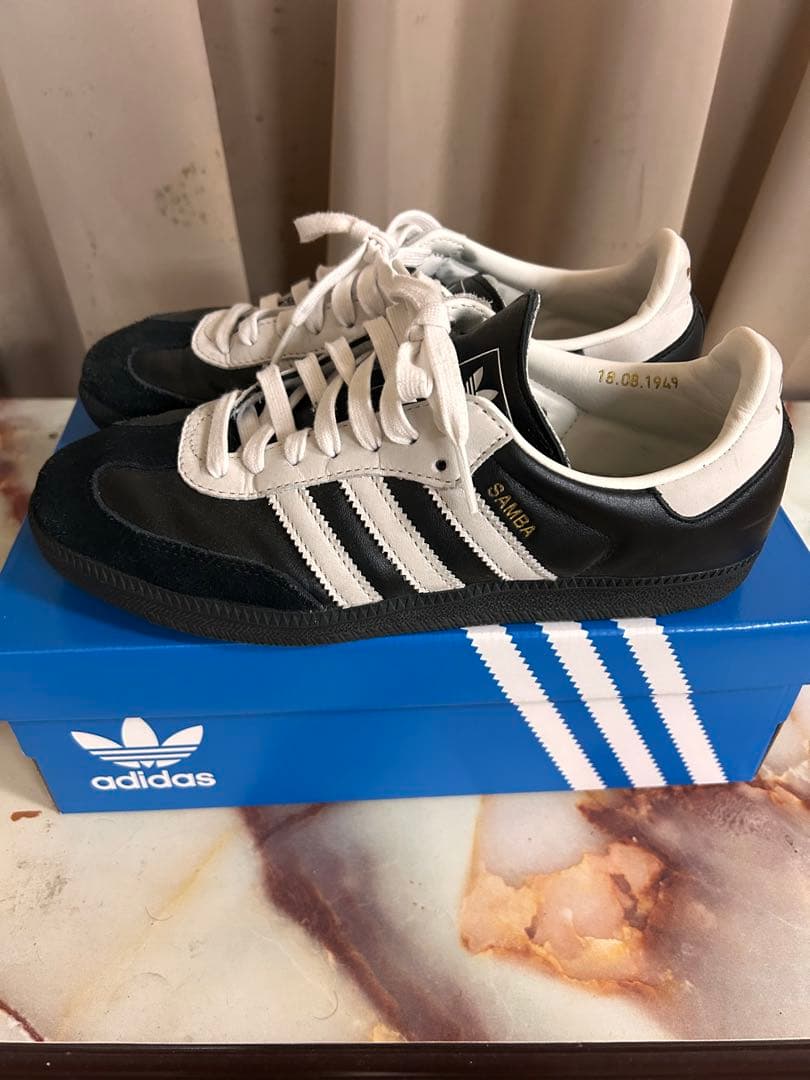 adidas SAMBA 75thスニーカー 黒/白