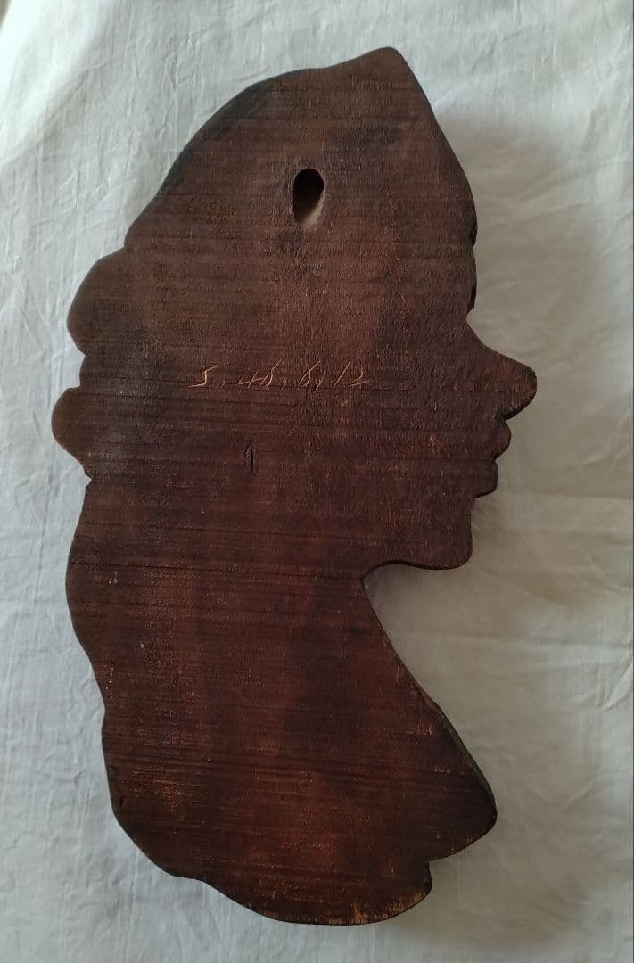 マ*ー様 瀧口政満 木彫り壁掛け