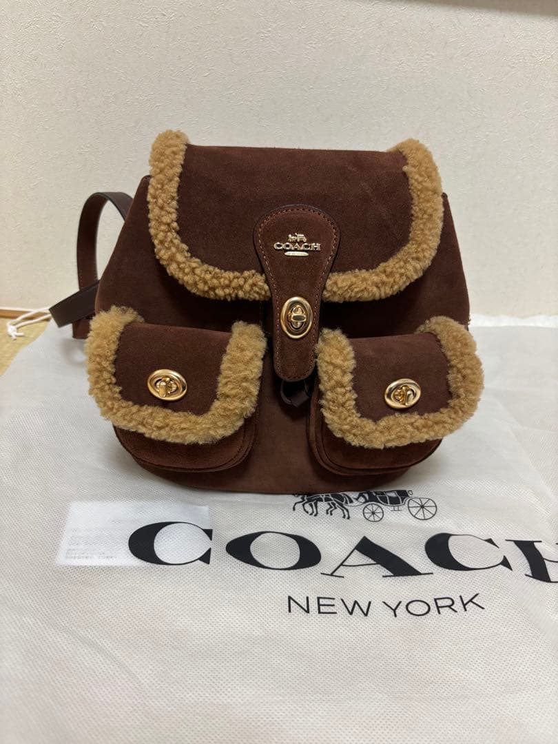 COACH ハドリー バックパック ヴィンテージ ブラウン マルチ