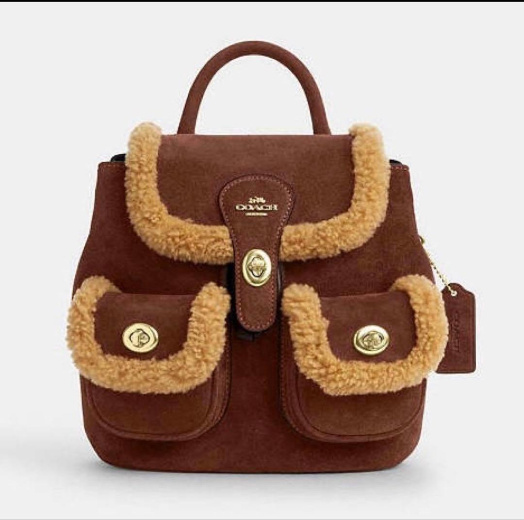 COACH ハドリー バックパック ヴィンテージ ブラウン マルチ