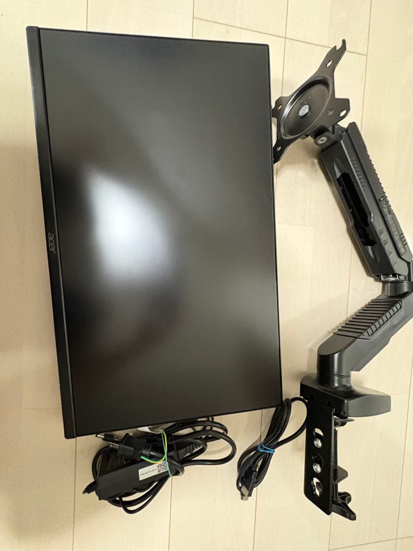 「最終値下げ」acer　100Hz モニター　モニターアーム付き