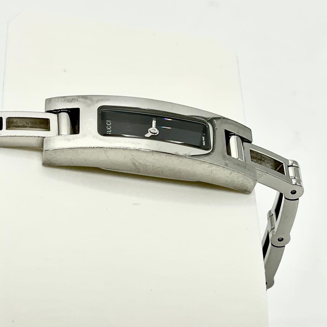 【稼働/新品電池】グッチ 3900L シルバー ブレスウォッチ 防水 腕時計