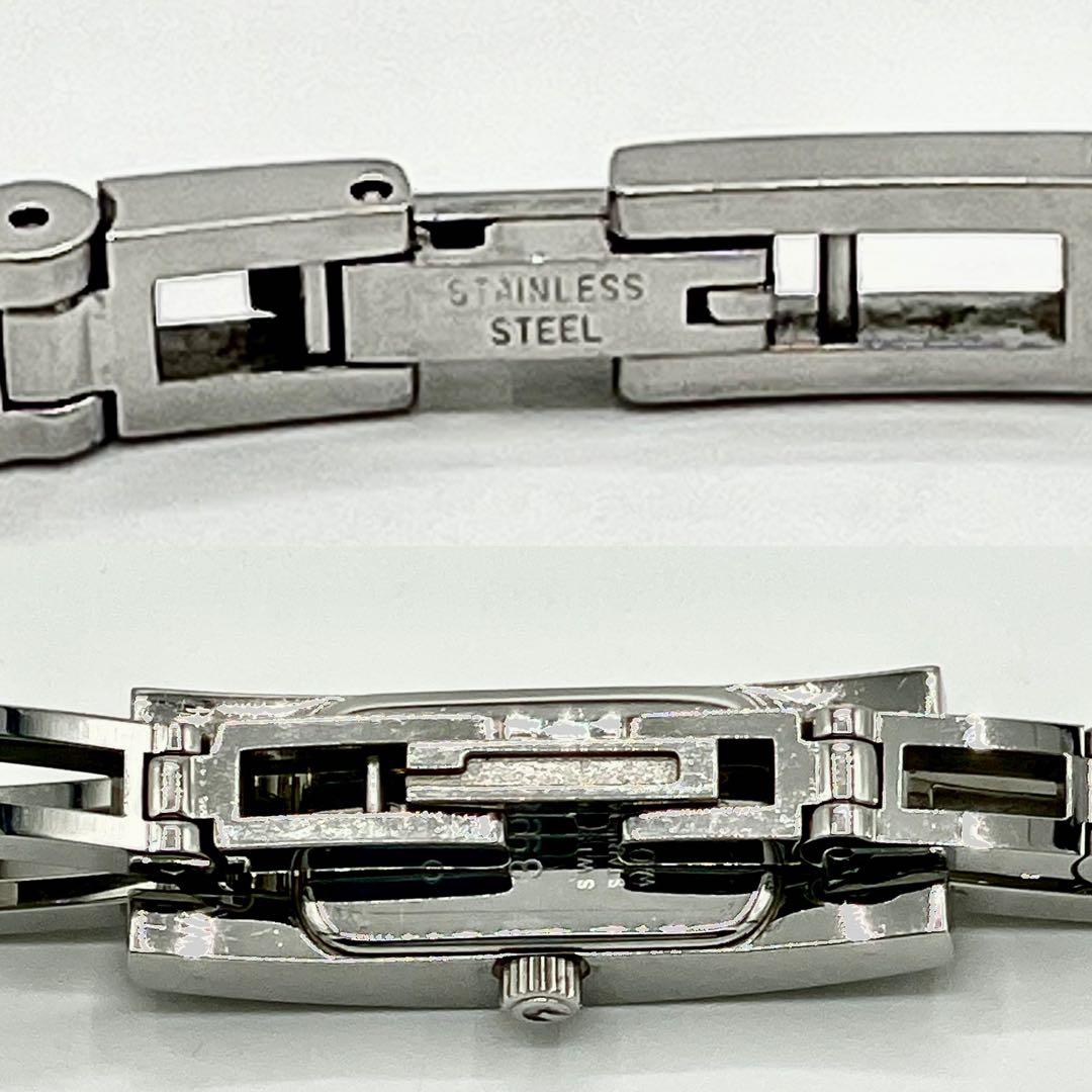 【稼働/新品電池】グッチ 3900L シルバー ブレスウォッチ 防水 腕時計