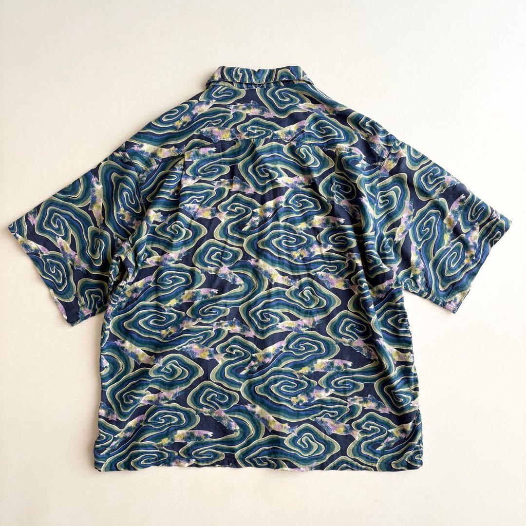 1990s patagonia a/c shirt Java Fish 渦巻き