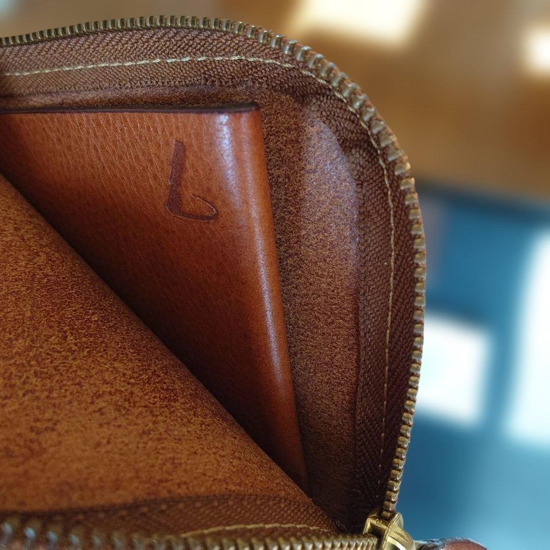 土屋鞄製造所　限定Lファスナー ブラウン