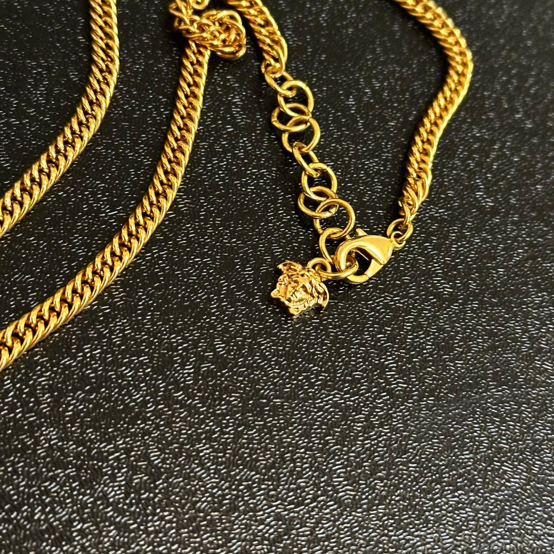 VERSACE 大ぶり メデューサ ネックレス ゴールド 1008766