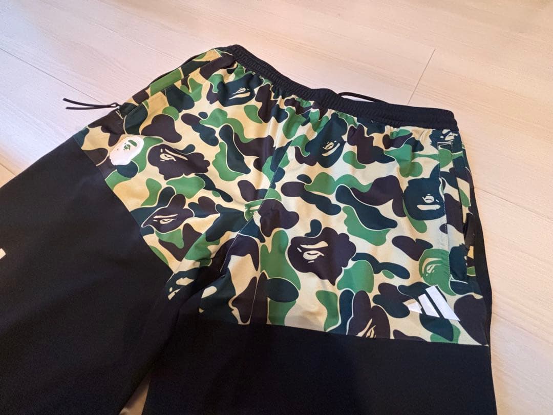 adidas × A BATHING APE 限定カモフラ柄パンツ Mサイズ