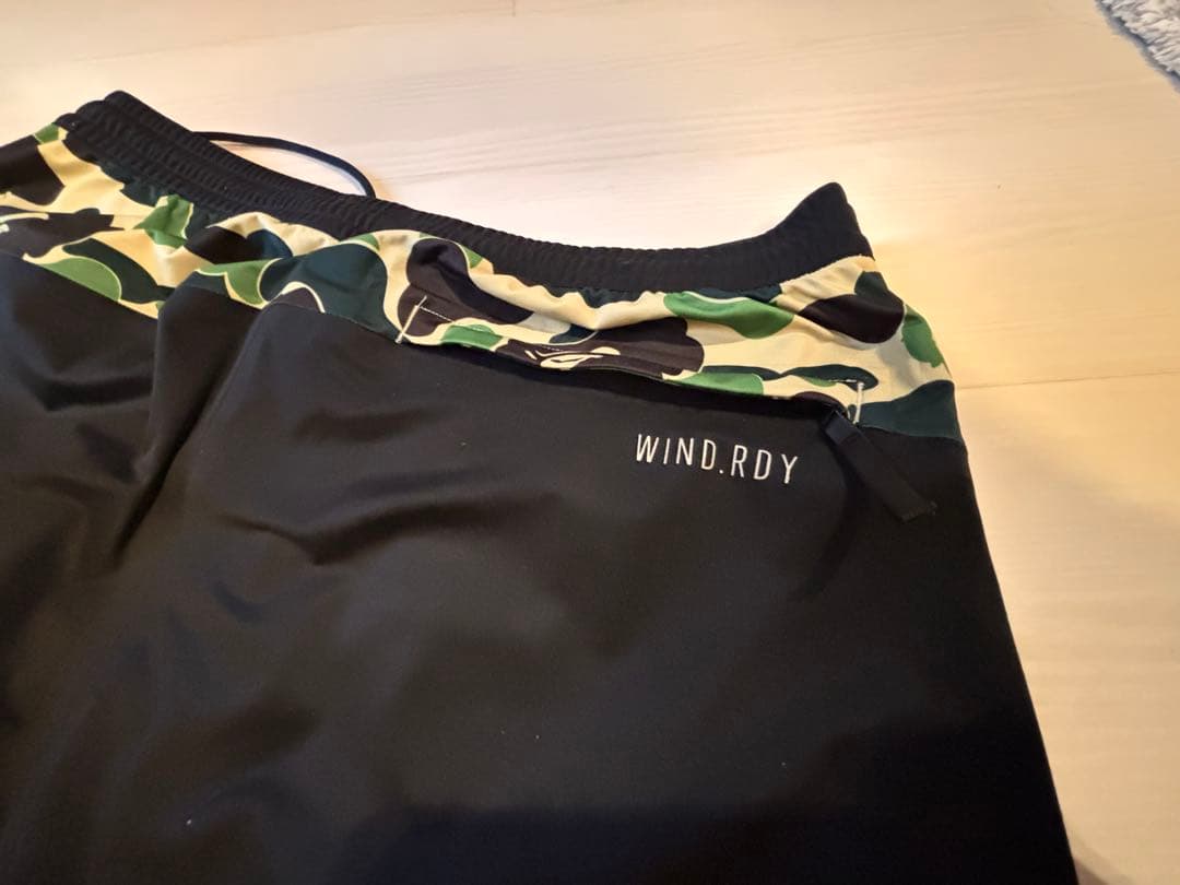 adidas × A BATHING APE 限定カモフラ柄パンツ Mサイズ