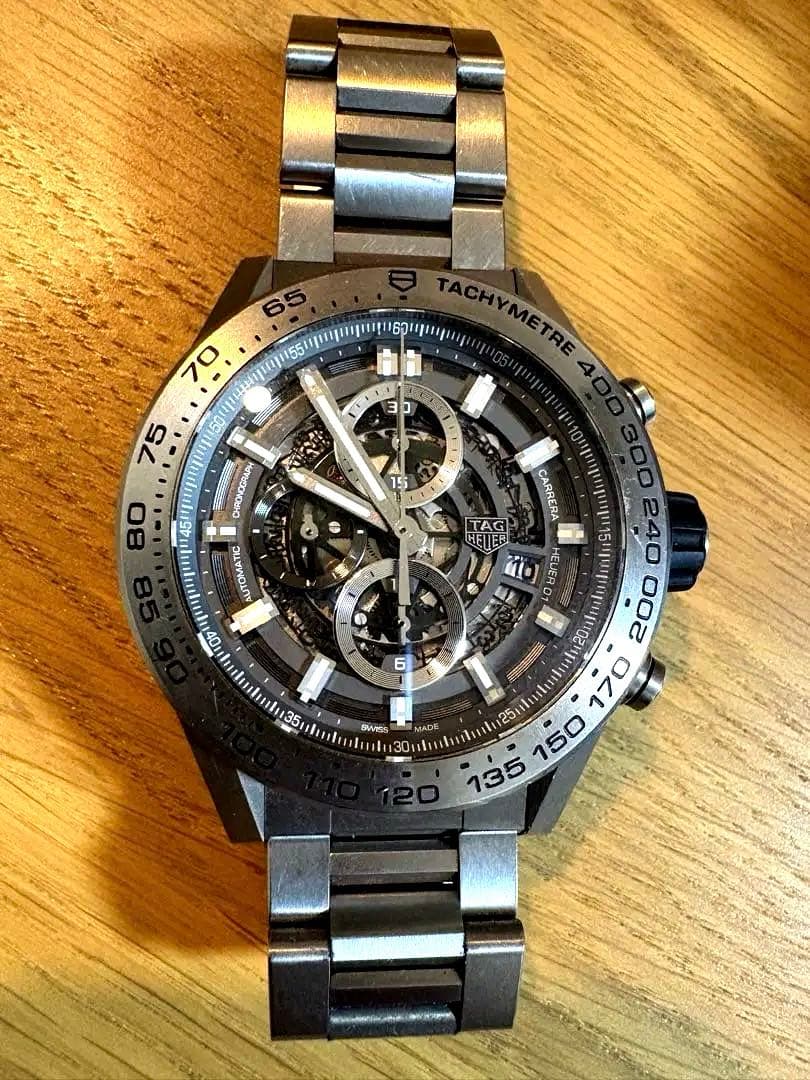 最終価格タグホイヤー カレラ キャリバーホイヤー01グレーファントム