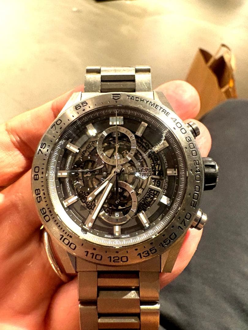 最終価格タグホイヤー カレラ キャリバーホイヤー01グレーファントム