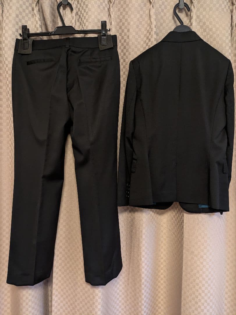 ユナイテッド・アローズ　ブラック ビジネススーツ ジャケットとパンツセット