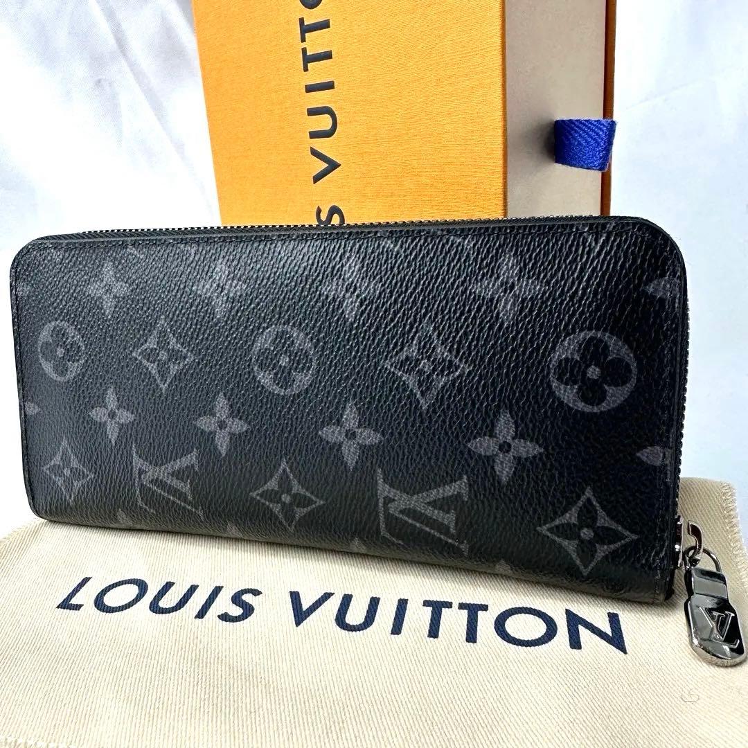 【極美品】 ルイヴィトン 長財布 ヴェルティカル モノグラム エクリプス 箱付き