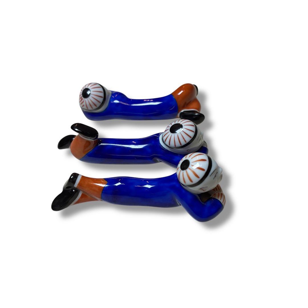 専用 HEREND ヘレンドマンダリン シノワズリ 箸置き 3つセット 青