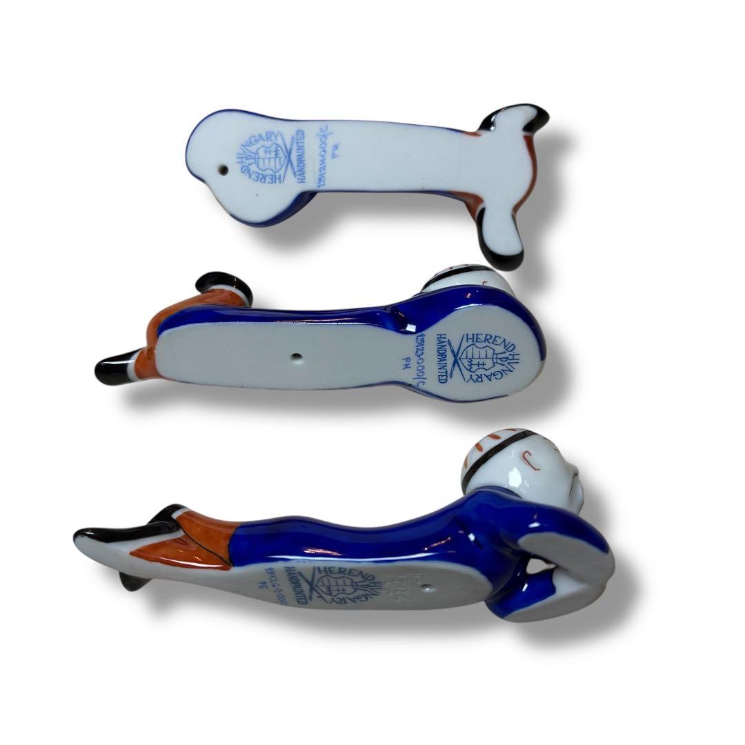 専用 HEREND ヘレンドマンダリン シノワズリ 箸置き 3つセット 青
