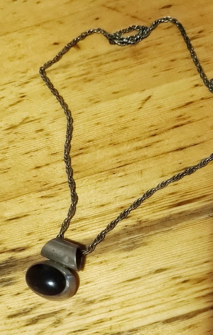 メキシコ オニキス ビンテージ ペンダント シルバー925 メキシカン