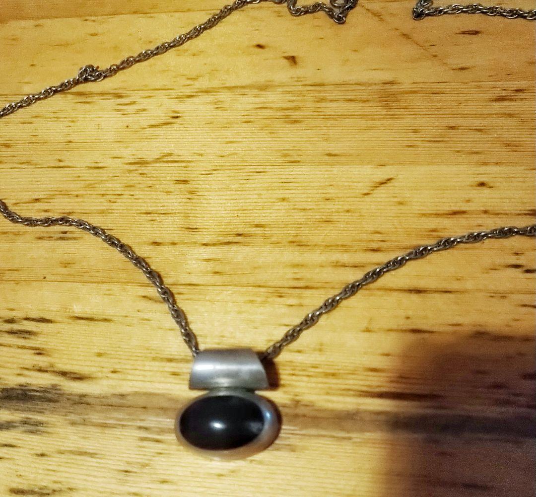 メキシコ オニキス ビンテージ ペンダント シルバー925 メキシカン