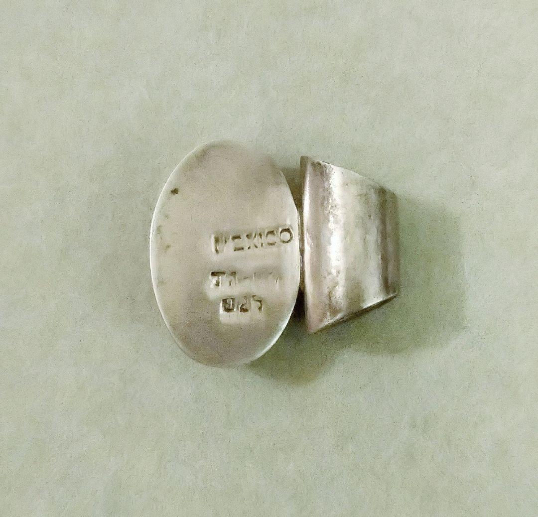 メキシコ オニキス ビンテージ ペンダント シルバー925 メキシカン