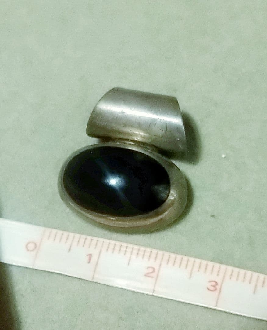 メキシコ オニキス ビンテージ ペンダント シルバー925 メキシカン