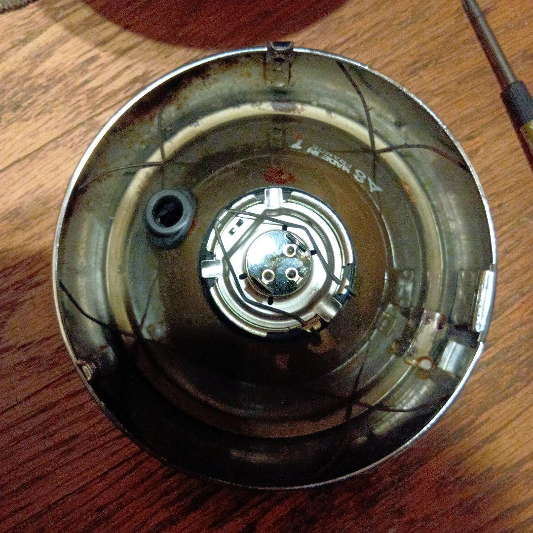 官*官様 当時物　シビエ　凹　ライト　リム　ケース付き　160パイ　ヨンフォア