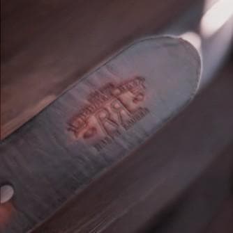 送料無料/新品未使用RRL アメリカの重畜製品レトロダークブラウン レザーベルト