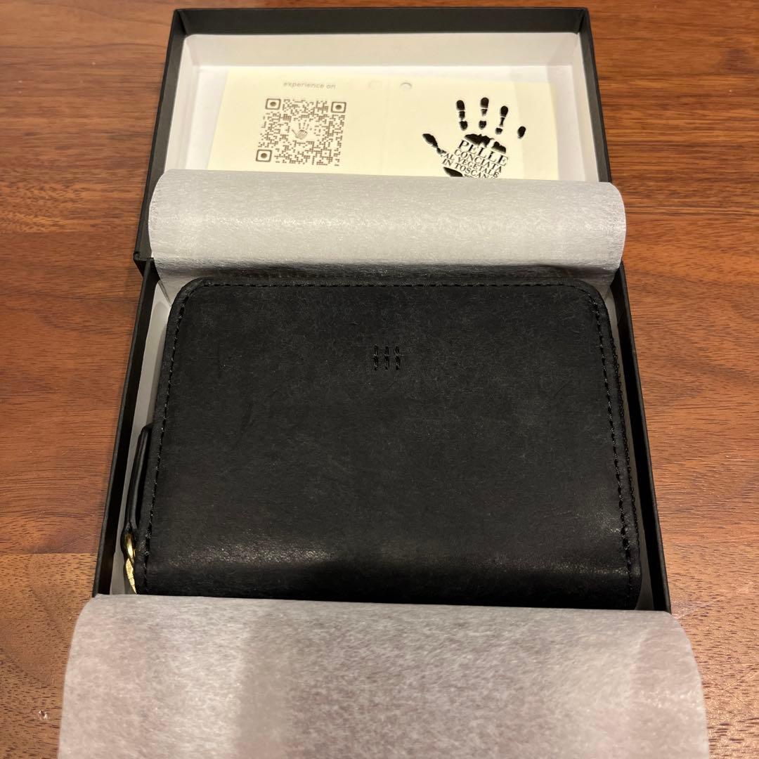 ラウンドZIPミニ財布 SATTO Pro ブラック