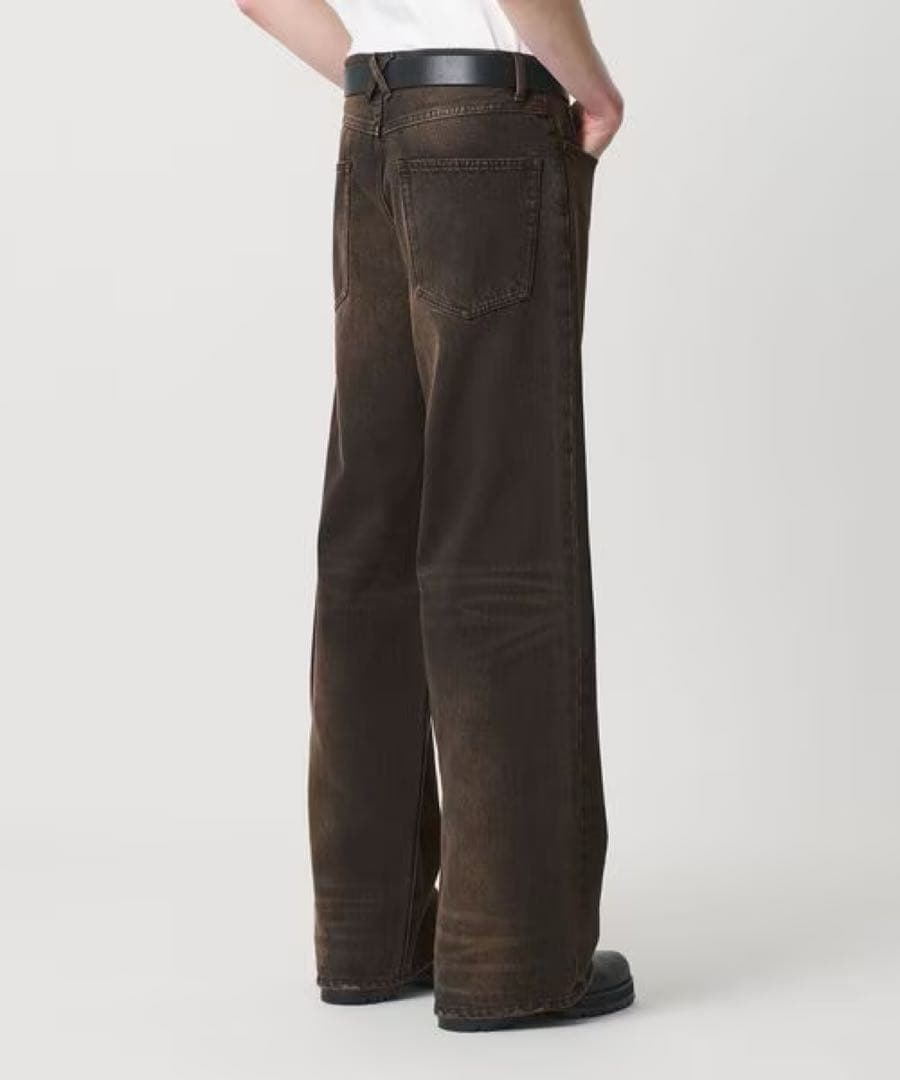 Monkey time - オーバーダイデニムバギーパンツ