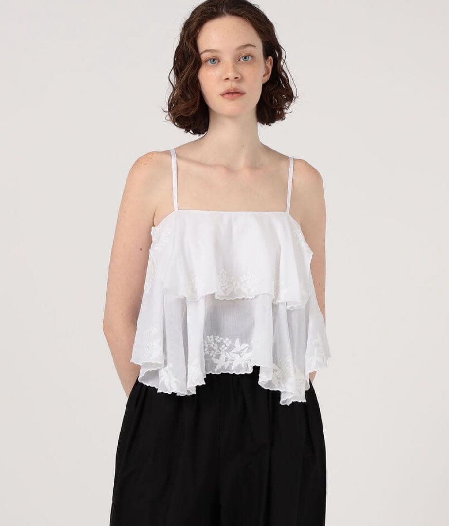 【25SS】tomorrowland ジェーングスタブソン キャミソール 刺繍