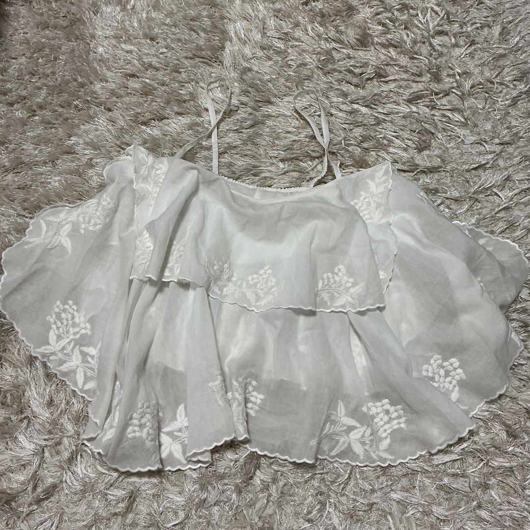 【25SS】tomorrowland ジェーングスタブソン キャミソール 刺繍