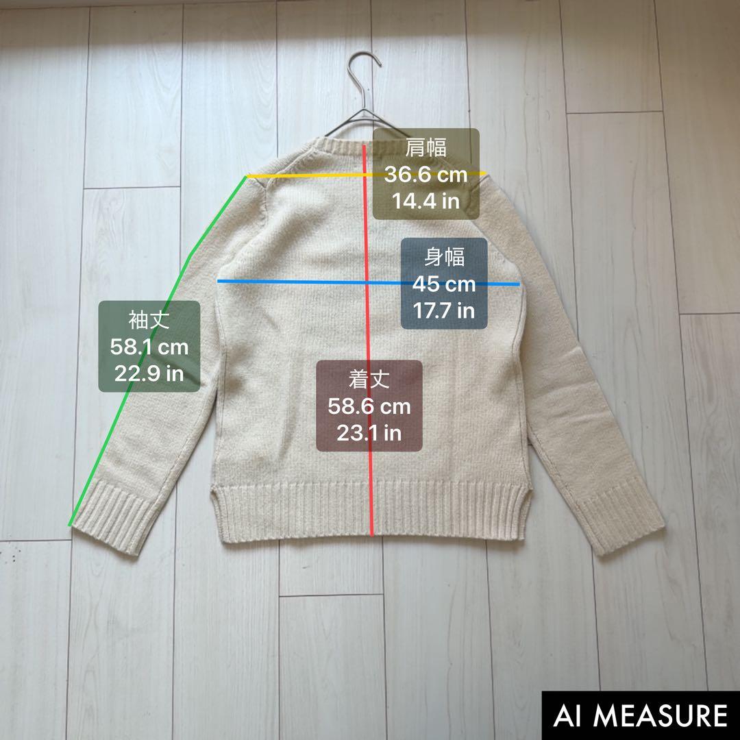 希少✨ポロベア　立体刺繍　ビジュー　ポロラルフローレン　カシミヤ　ベアニット