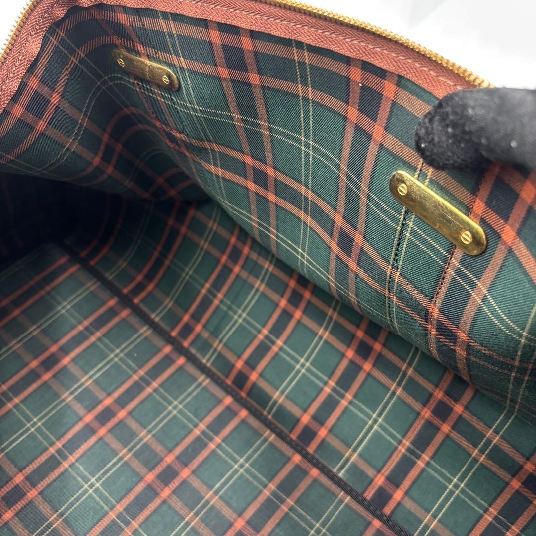 dunhill ダンヒル PVC×レザー ボストンバッグ トラベルバッグ 大容量