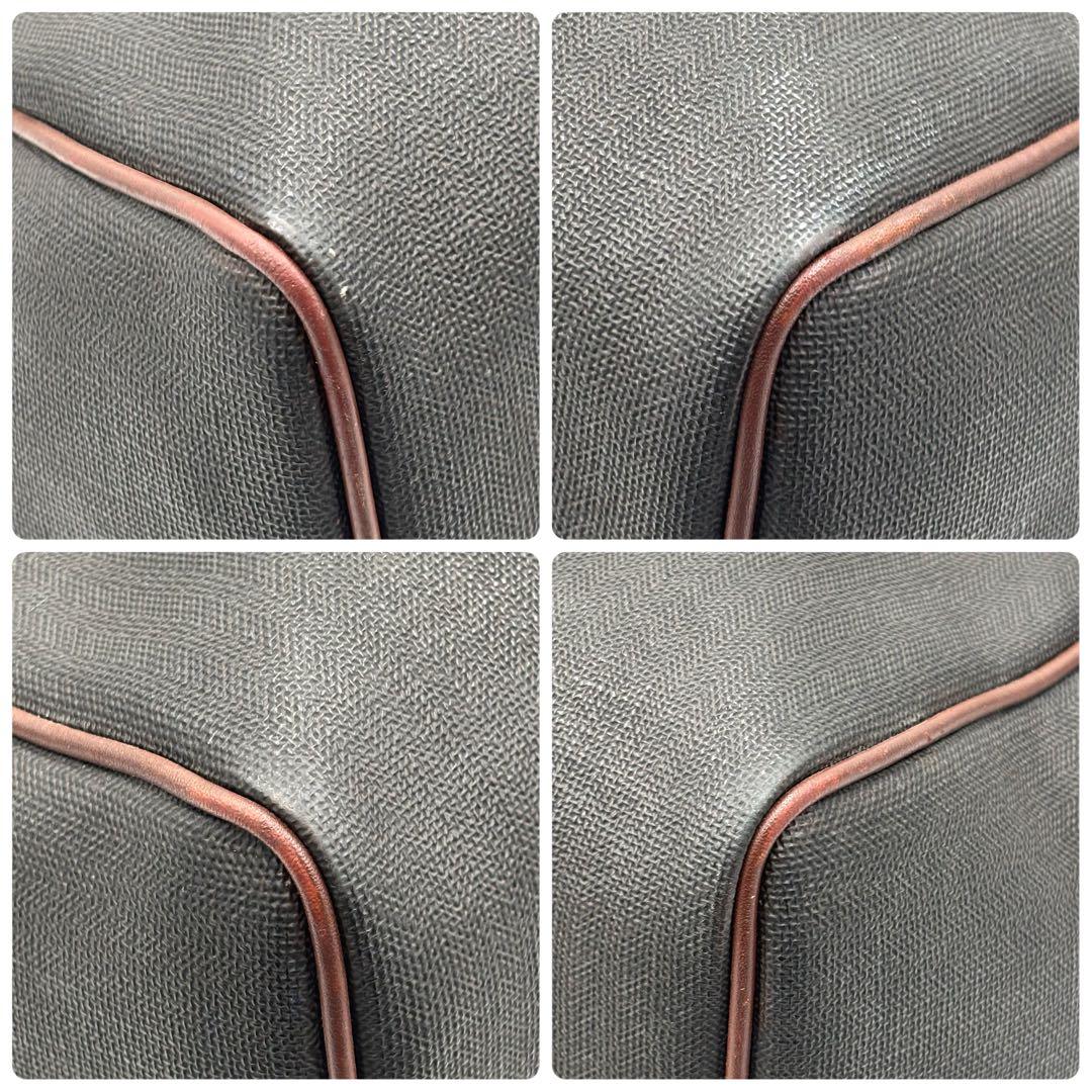 dunhill ダンヒル PVC×レザー ボストンバッグ トラベルバッグ 大容量