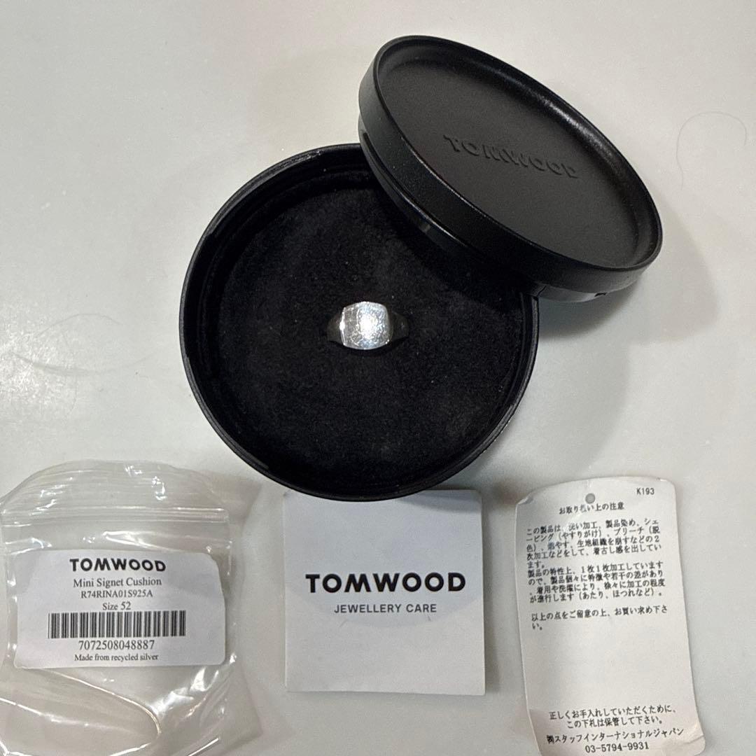 TOMWOOD シルバーリング ミニシグネットリング 52