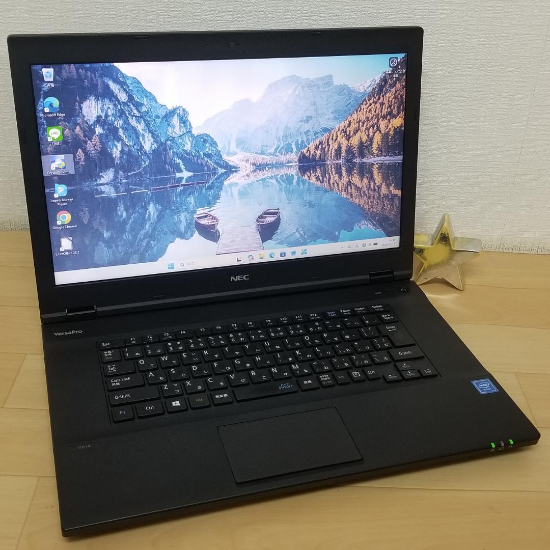 期間限定 新品SSD Win11 DVD再生可 ノートPC NEC (E3019