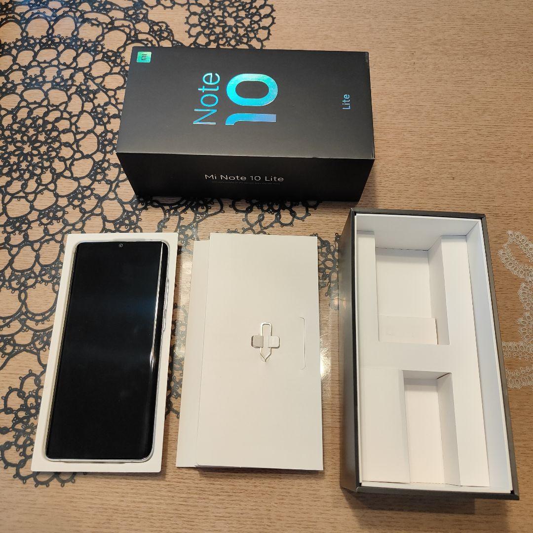 Xiaomi Mi Note 10 Lite ホワイト　64GB