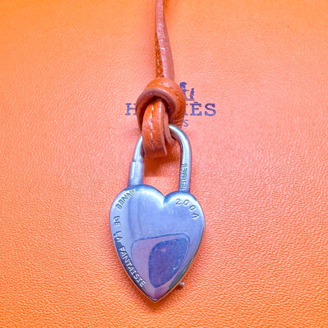 HERMES 2004年限定 カデナ ファンタジー ハート ネックレス ロック