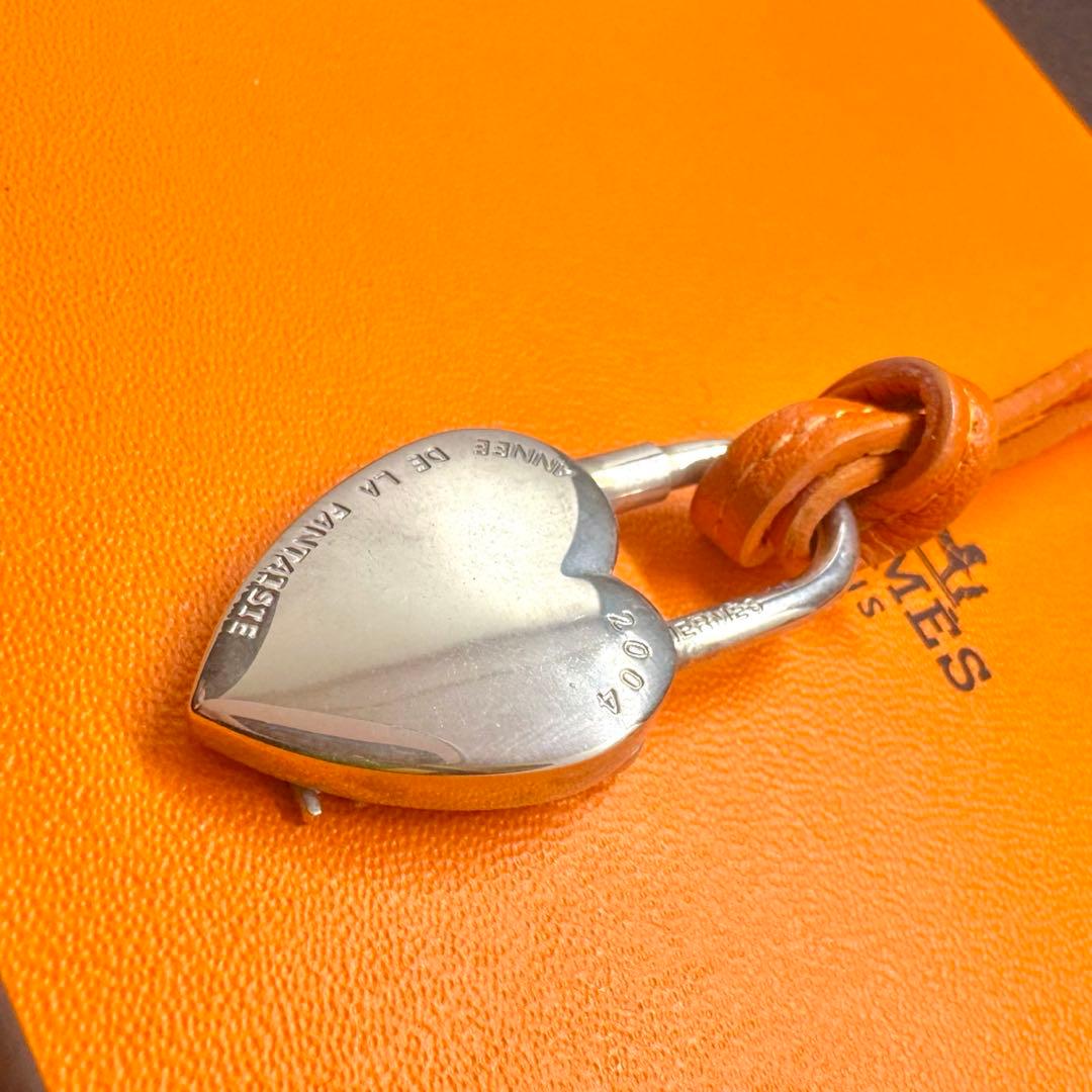 HERMES 2004年限定 カデナ ファンタジー ハート ネックレス ロック