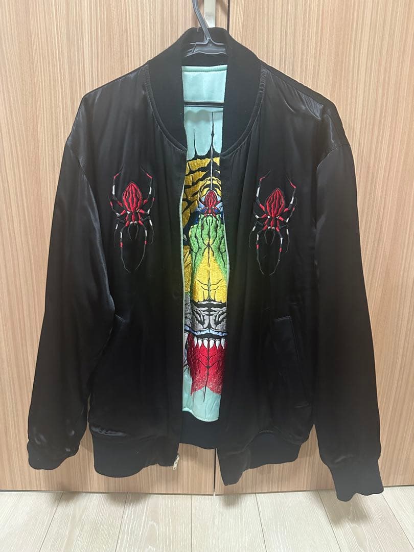 ワコマリア　ウルフズヘッド リバーシブルスカジャン　wolf's head