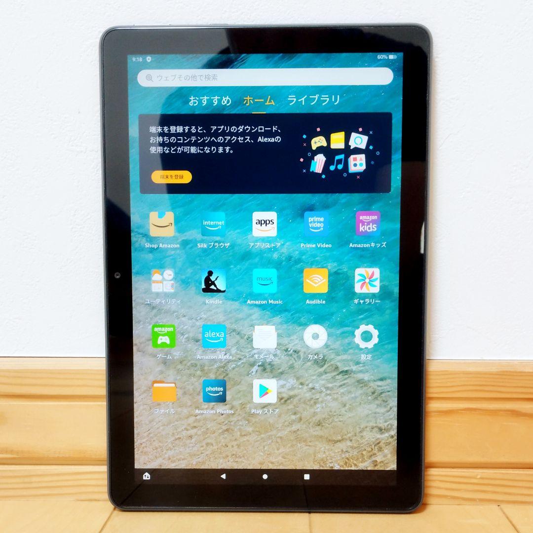 良品 Amazon Fire HD 10 PLUS 現行版 グレー 32GB