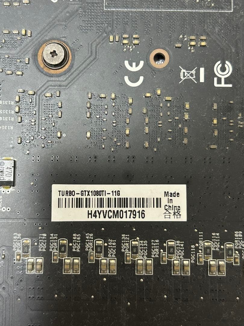 ASUS GTX1080ti 11GB グラフィックボード　自作PC 動作確認済