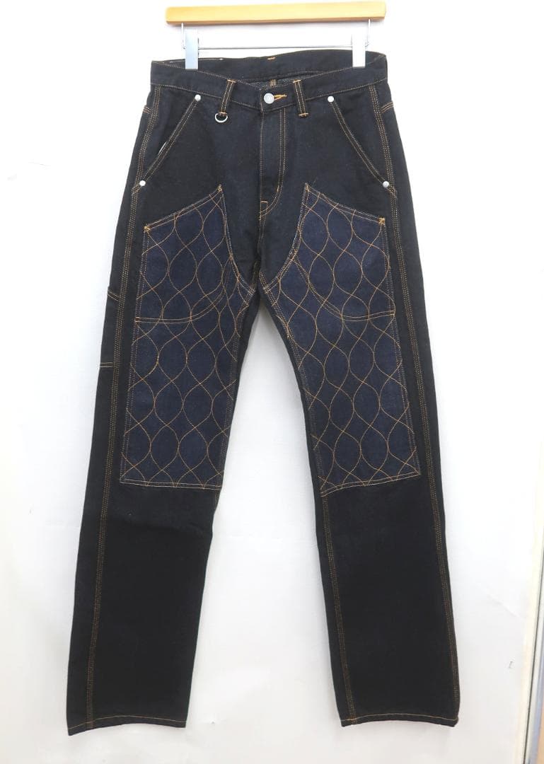 3169 児島ジーンズ ケブラーストレッチダブルニーシェルステッチデニム【G】.