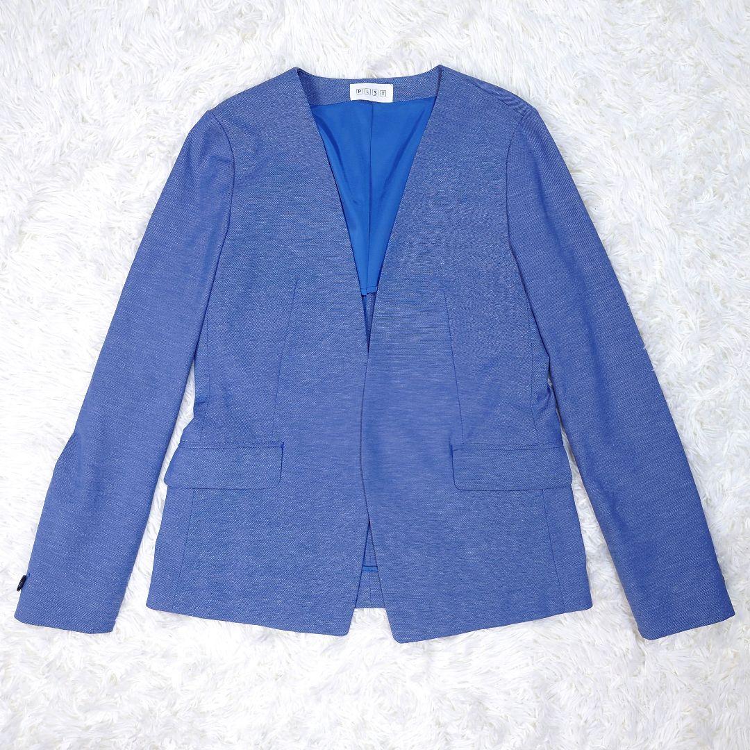 ✩Yuzu専用✩ プラステ スーツ セットアップ ノーカラージャケット リネン混