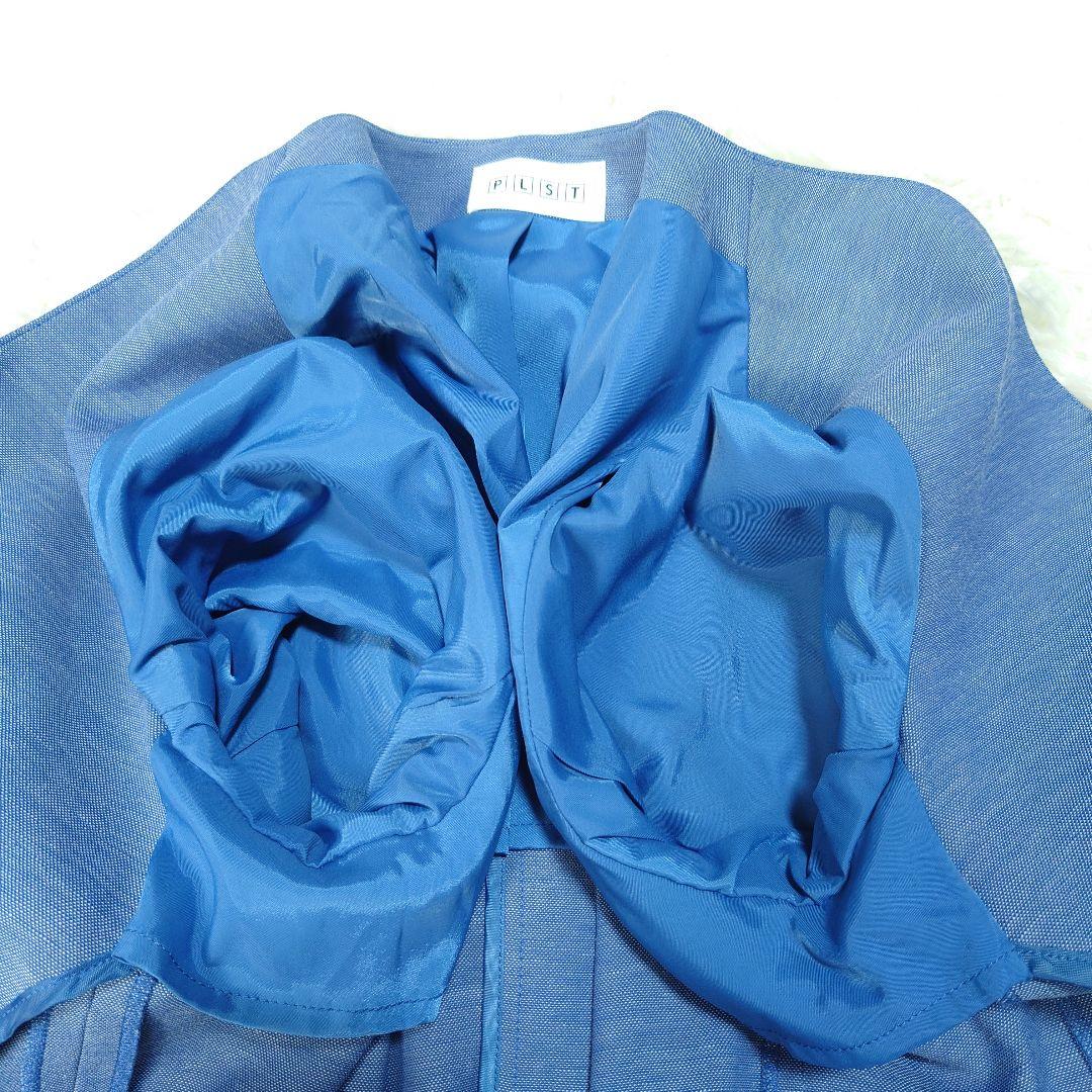 ✩Yuzu専用✩ プラステ スーツ セットアップ ノーカラージャケット リネン混