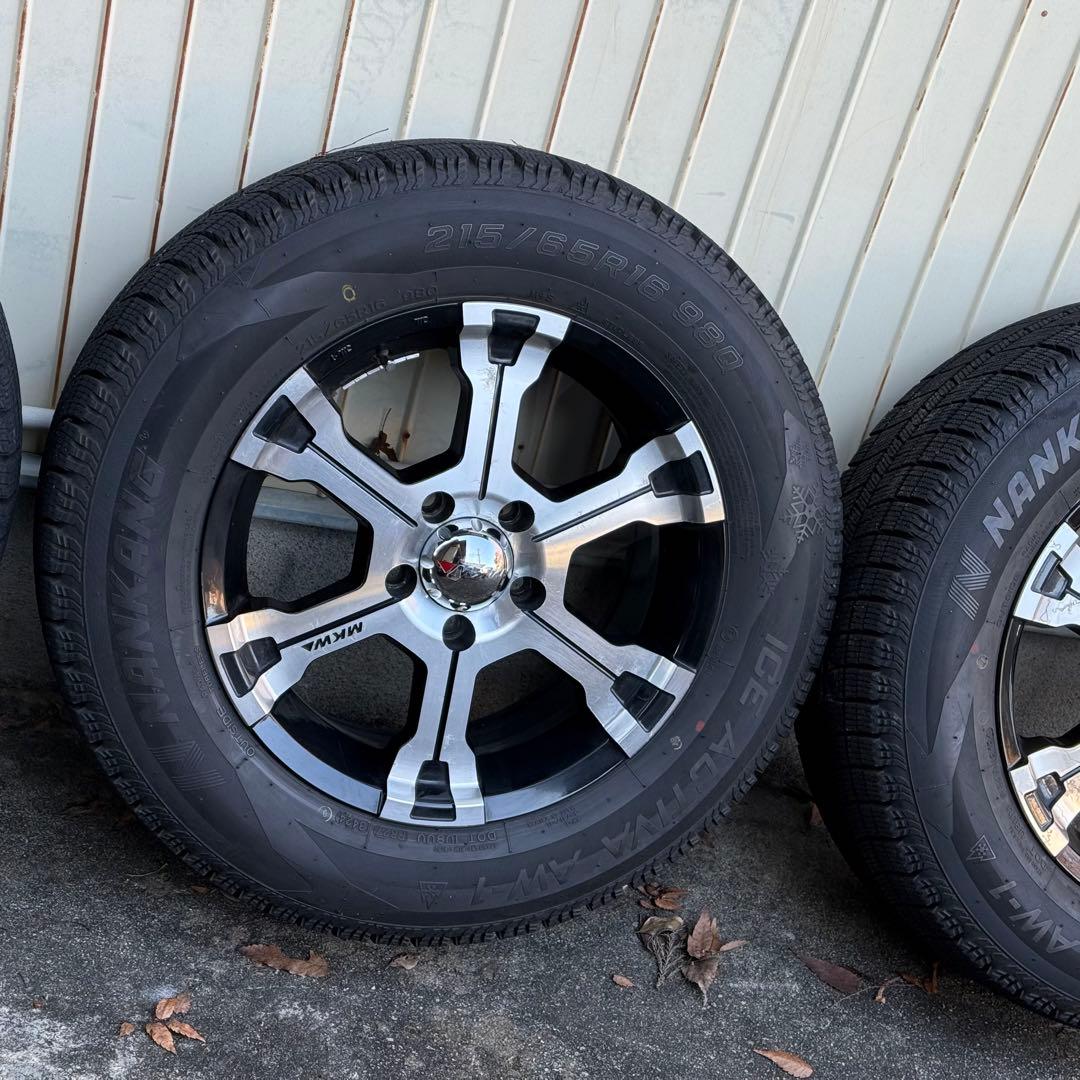 MKW MK-36 ナンカンAW-1 スタッドレスホイール16インチ　デリカD5