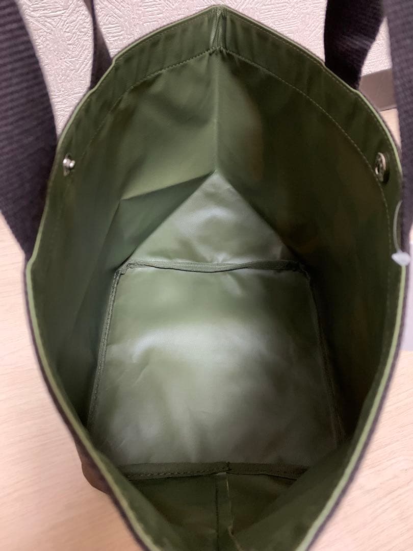 HERVE CHAPELIER エルベシャプリエ　迷彩柄カモフラージュ舟形トート