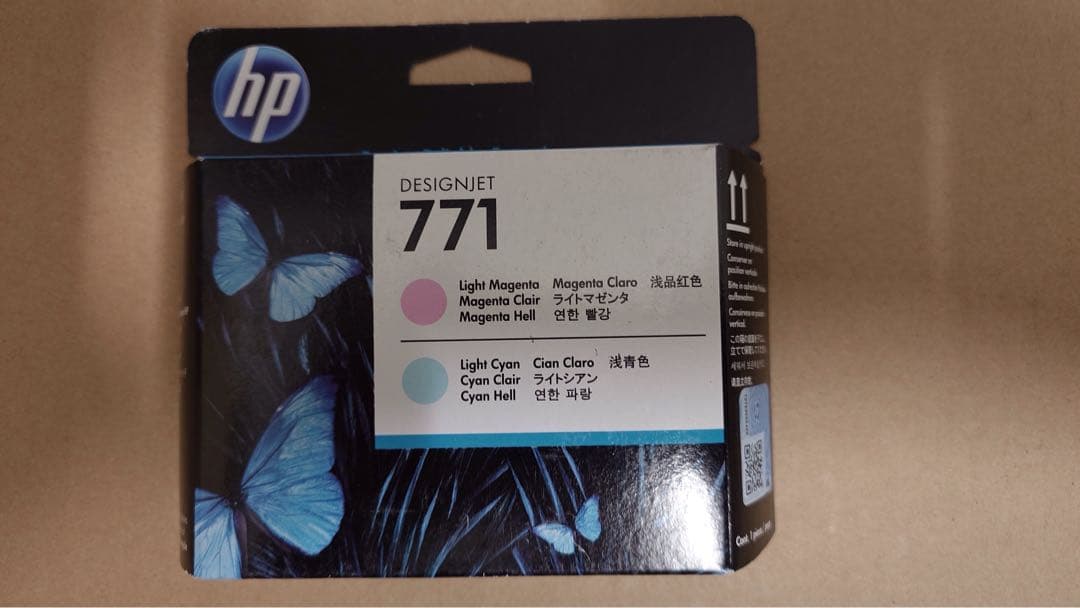 HP 771プリントヘッド ライトマゼンタ/ライトシアン CE019A 期限切②