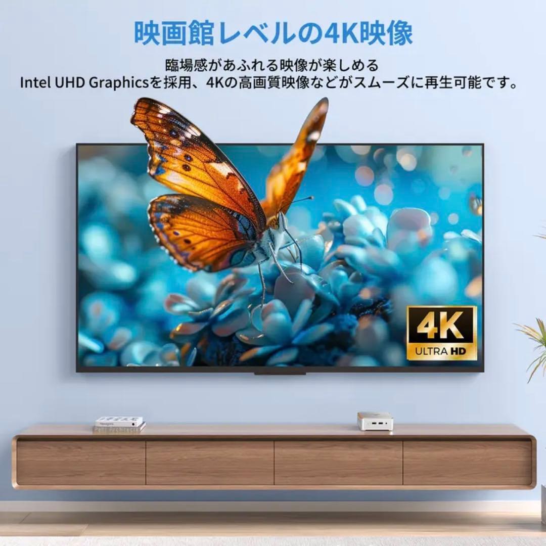 【 新品 】NiPoGi ミニPC SSD256GB メモリ8GB