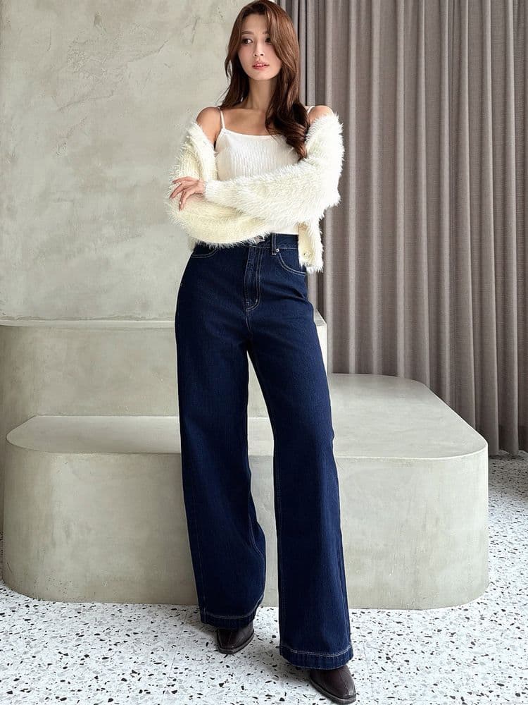 新品未使用⭐RESEXXY バックリボンデニムパンツ M