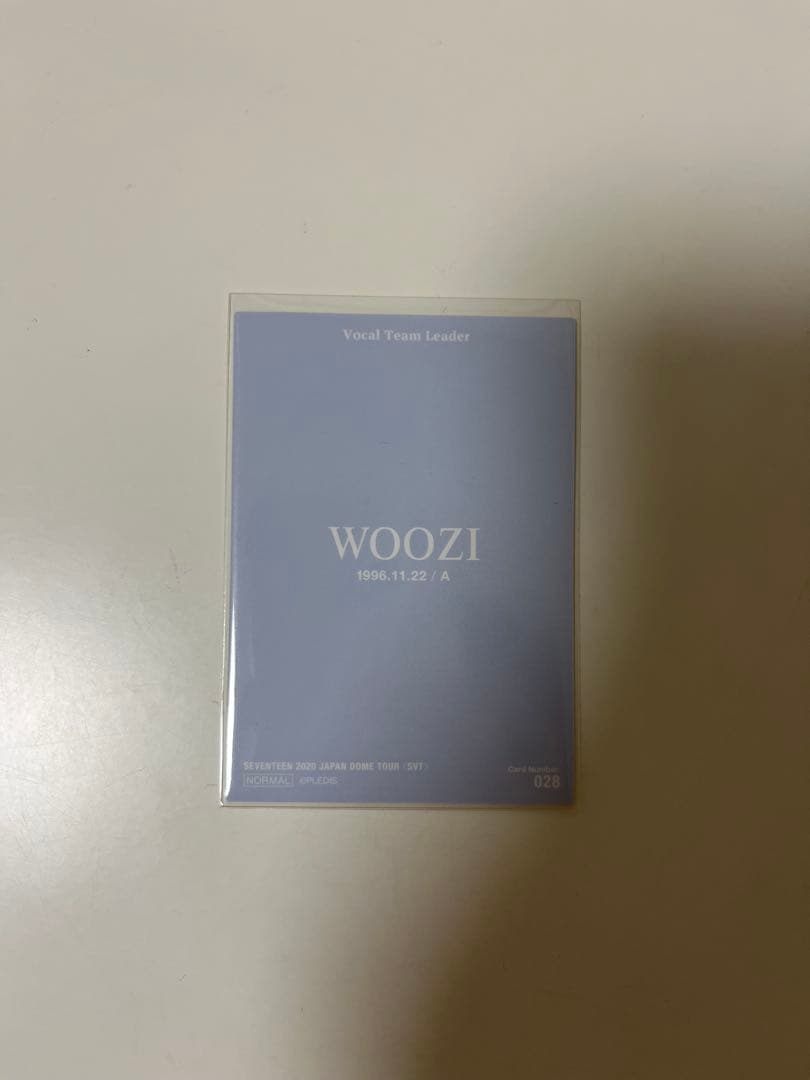 SEVENTEEN セブチ Woozi ウジ 2020 ドーム サイン トレカ
