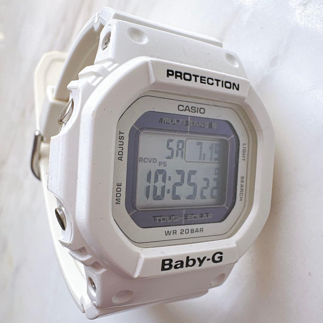 【美品】CASIO Baby-G ホワイト BGD5000-7JG