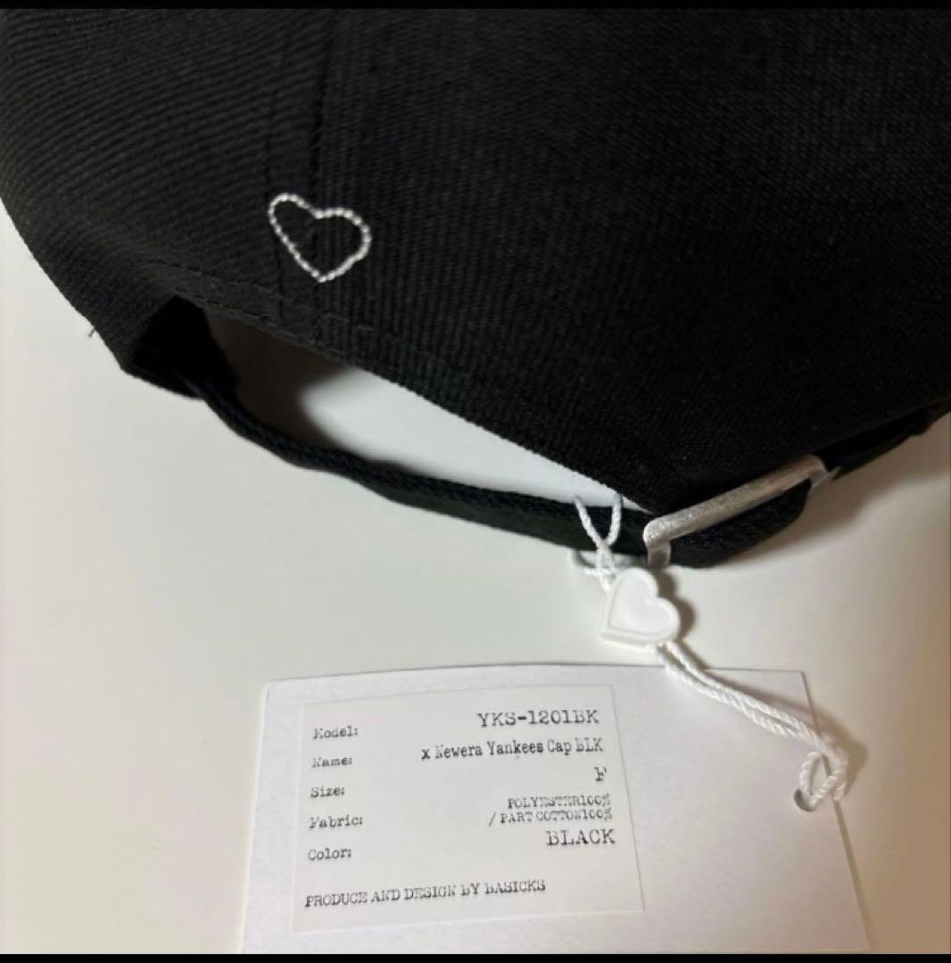 BASICKS×NEW ERA 9 FORTY NY ハートキャップ